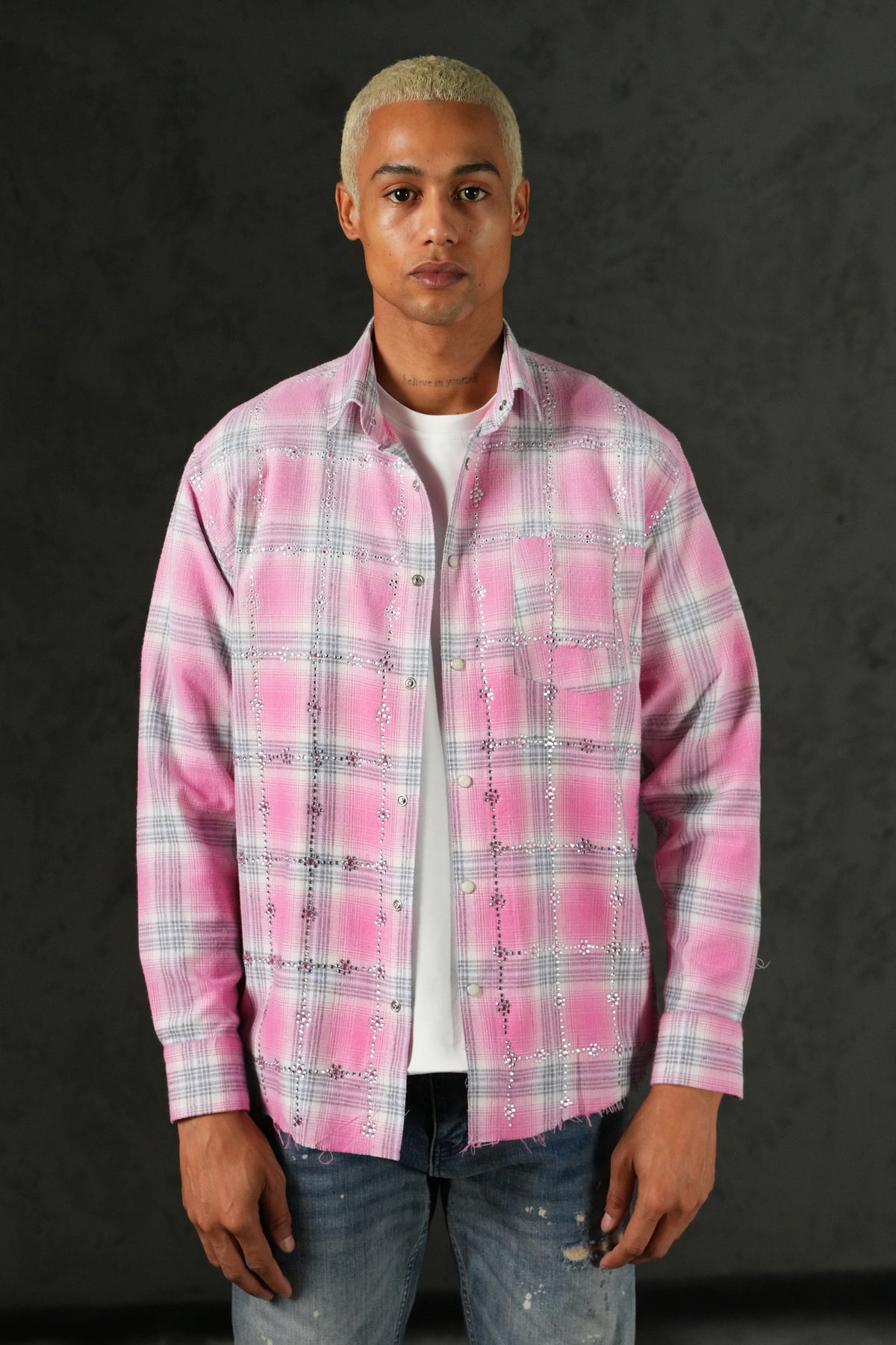 Chemise bas effiloché 27705