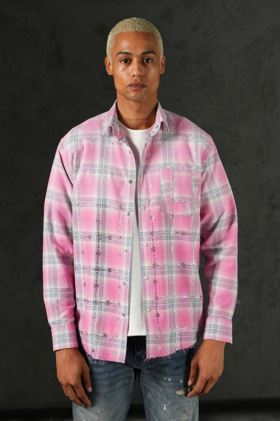 Chemise bas effiloché 27705