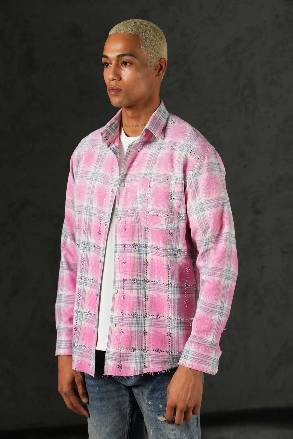 Chemise bas effiloché 27705