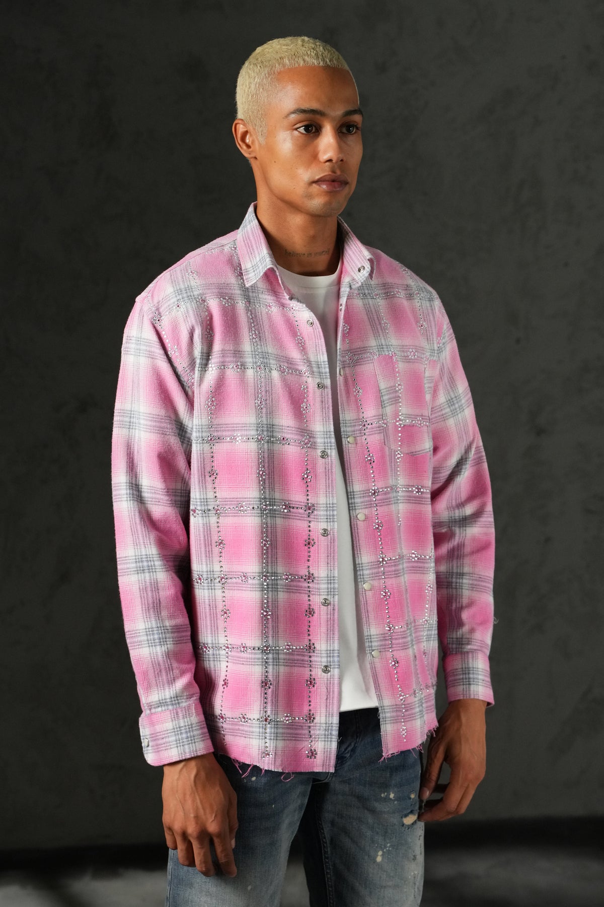 Chemise bas effiloché 27705