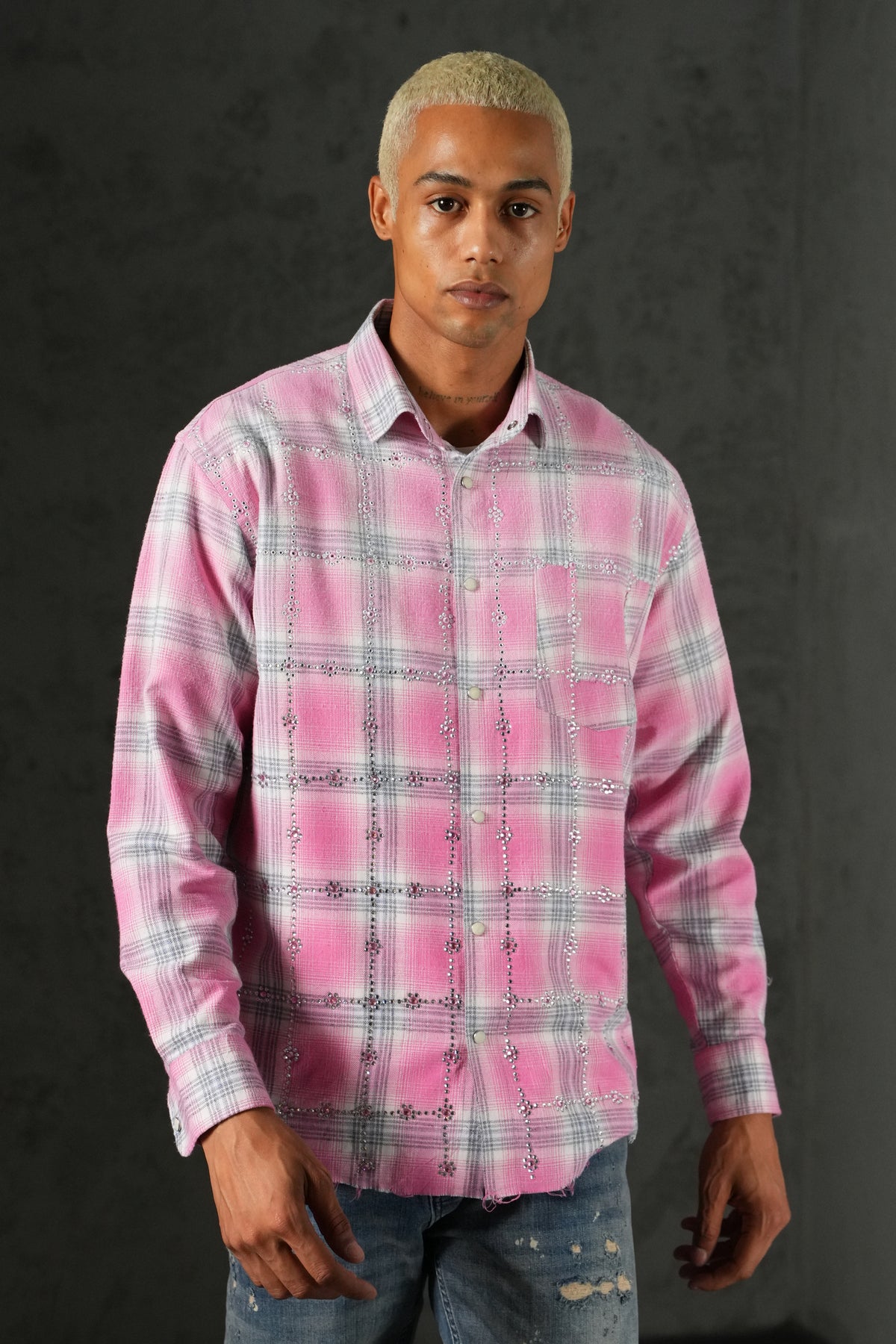 Chemise bas effiloché 27705
