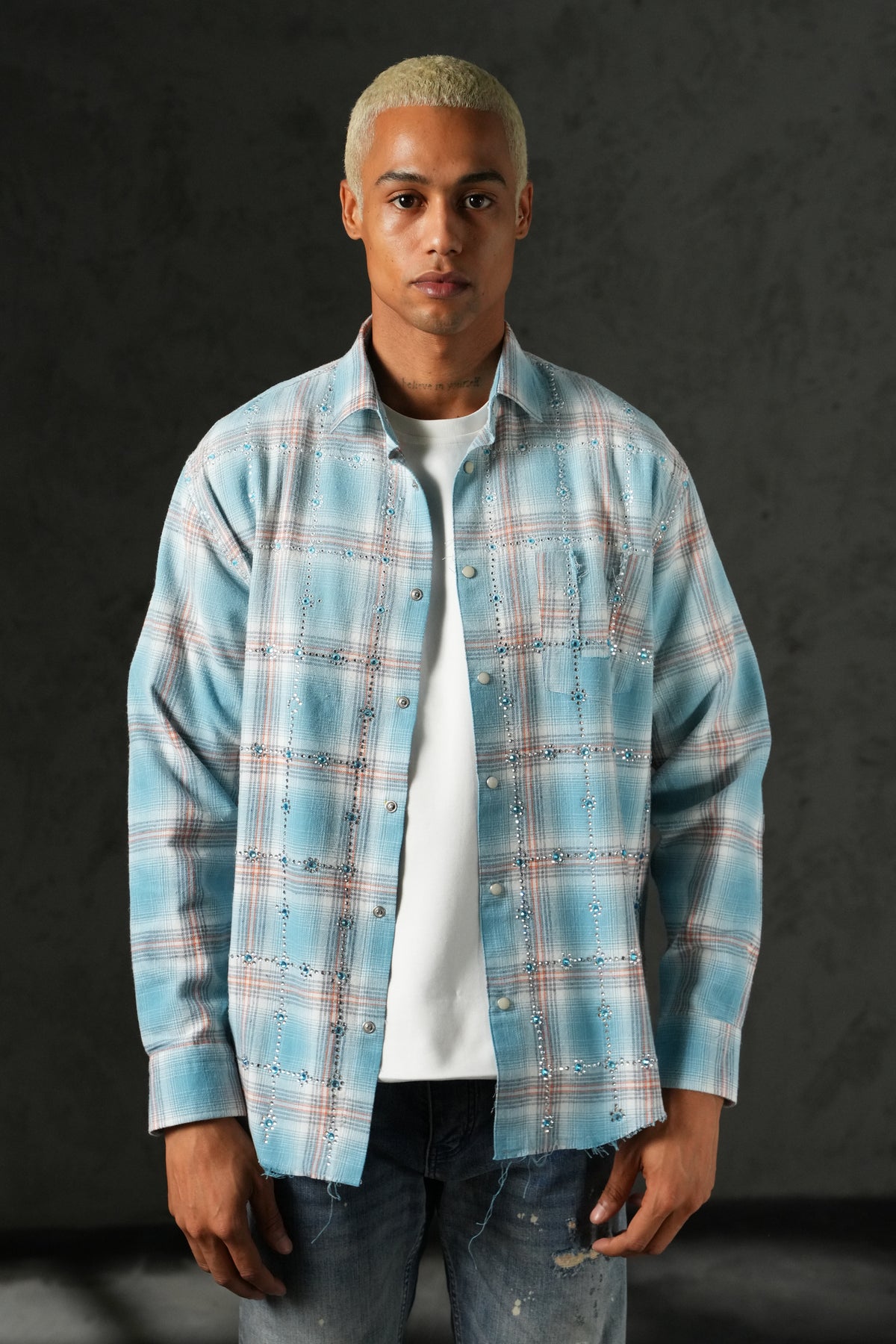 Chemise bas effiloché 27705