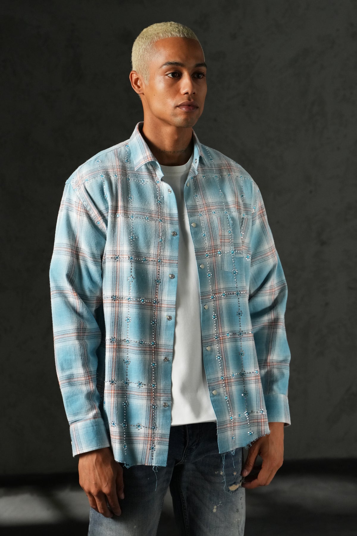 Chemise bas effiloché 27705