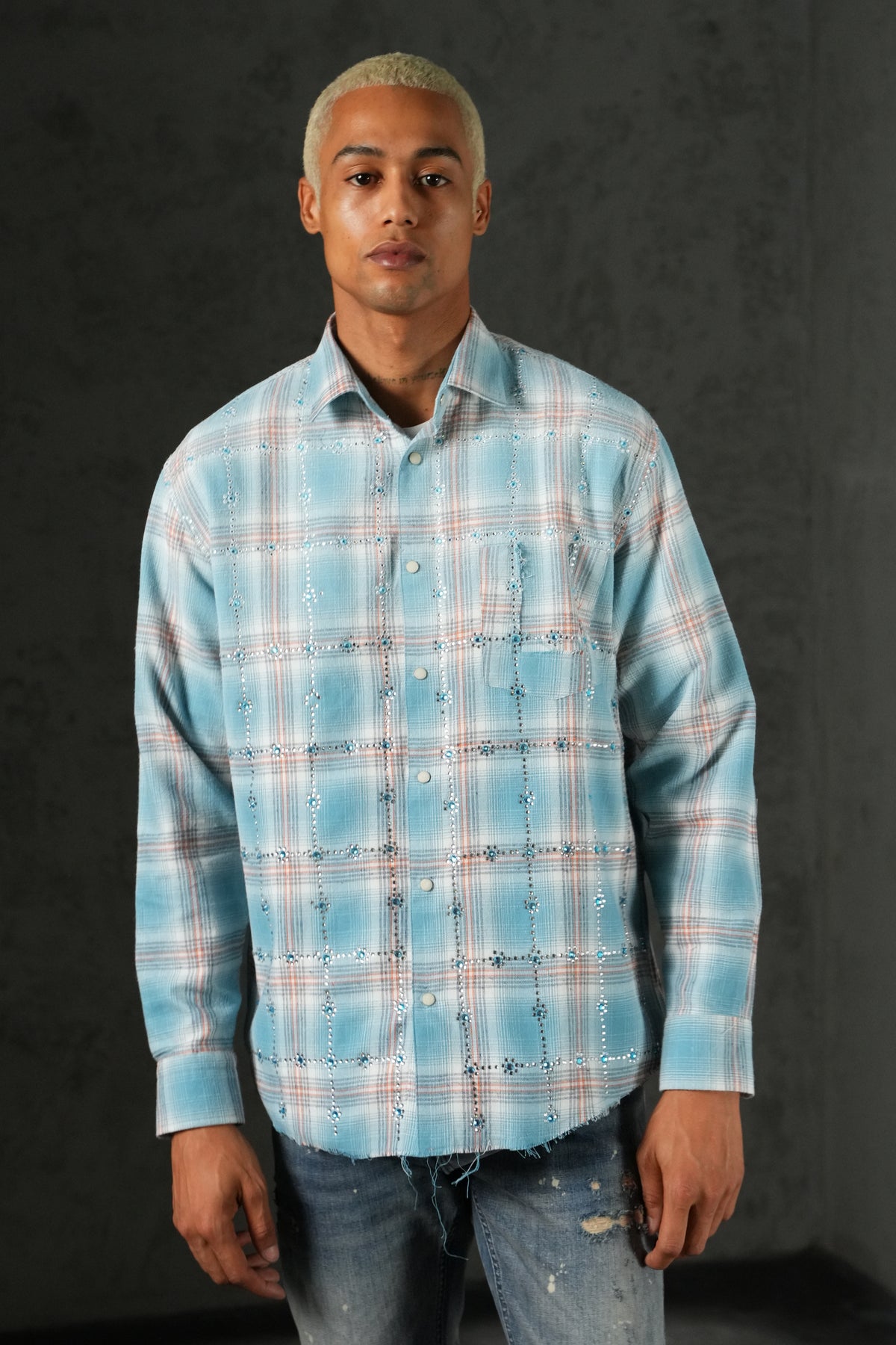 Chemise bas effiloché 27705