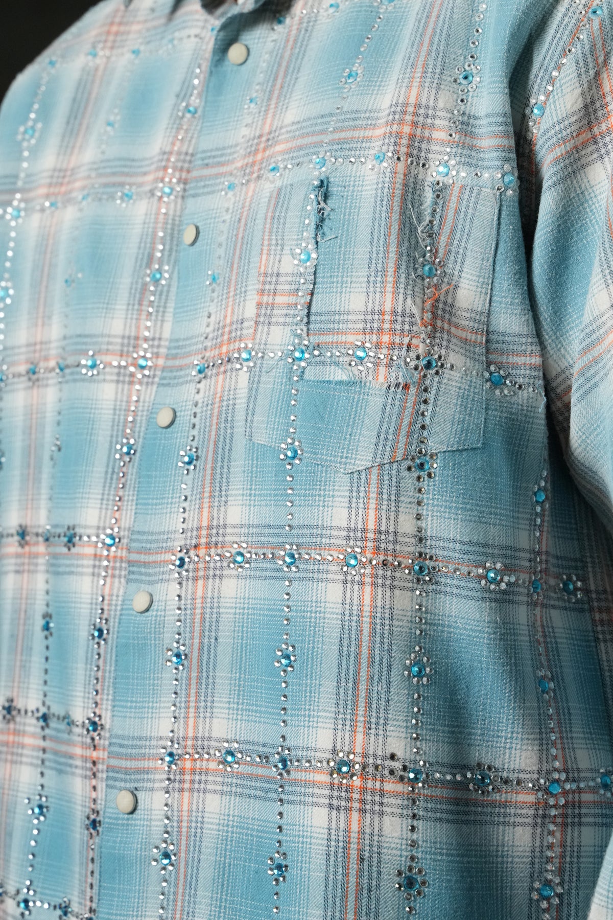 Chemise bas effiloché 27705