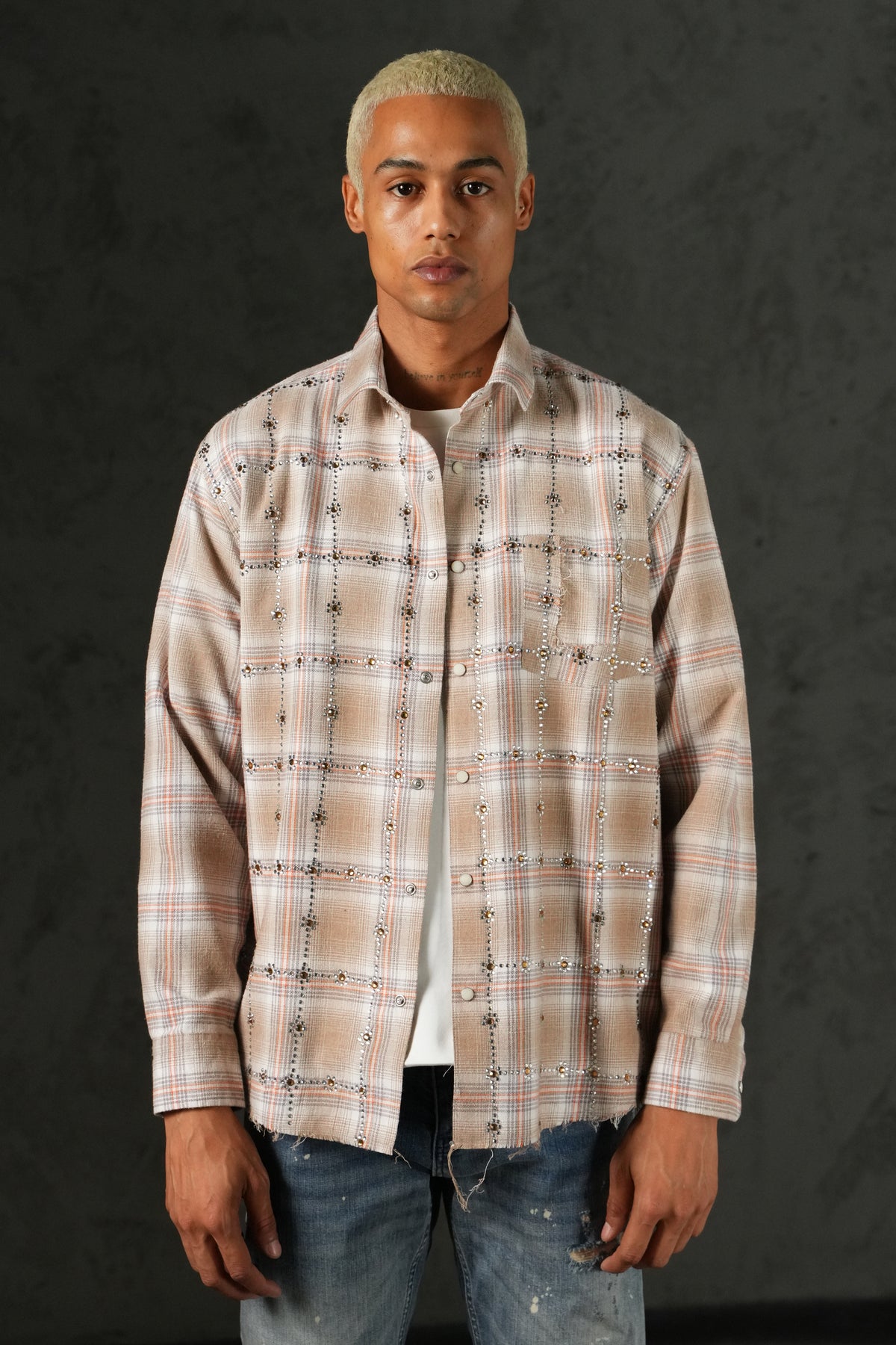 Chemise bas effiloché 27705
