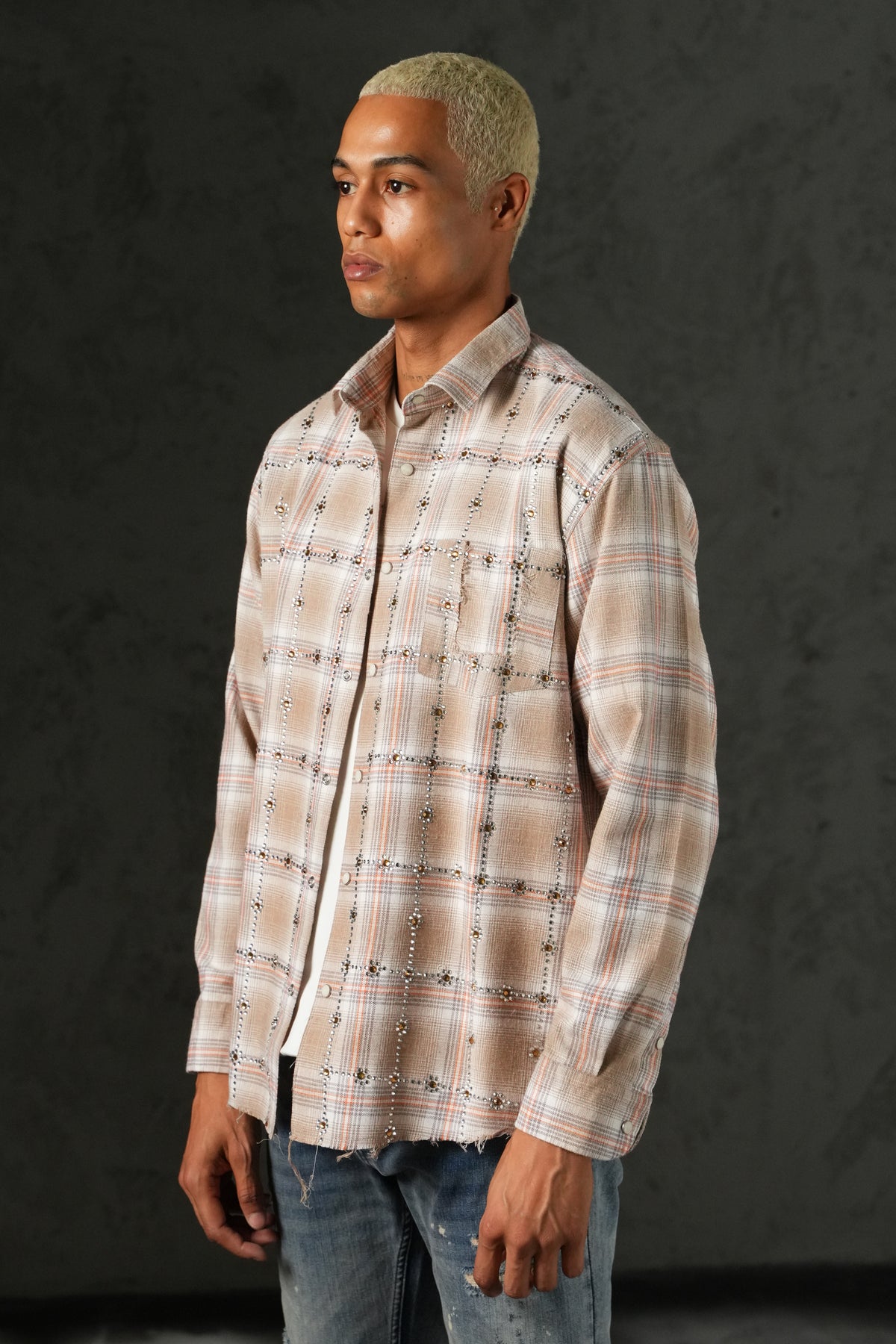 Chemise bas effiloché 27705