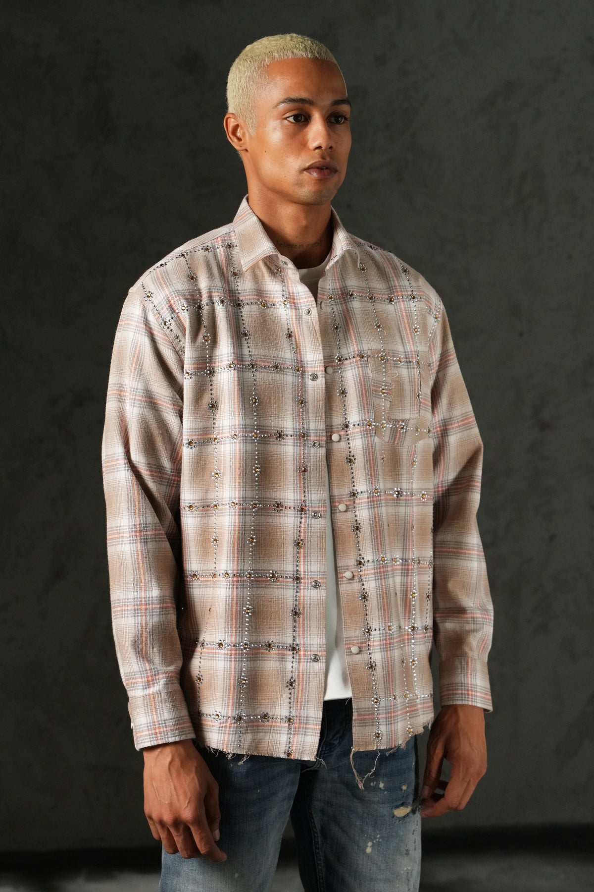 Chemise bas effiloché 27705