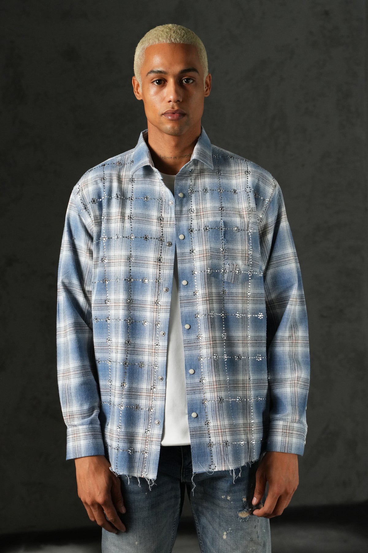 Chemise bas effiloché 27705