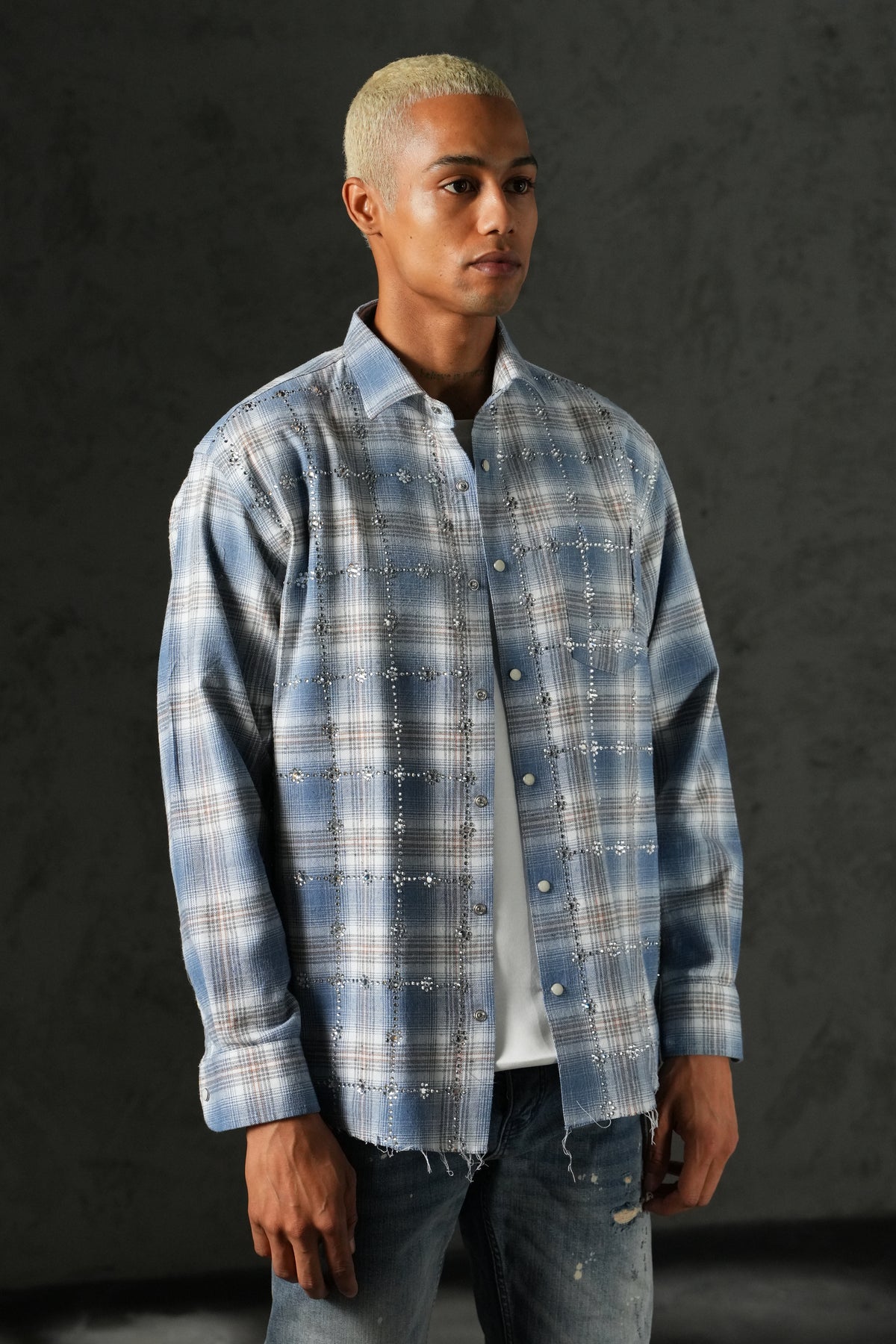 Chemise bas effiloché 27705