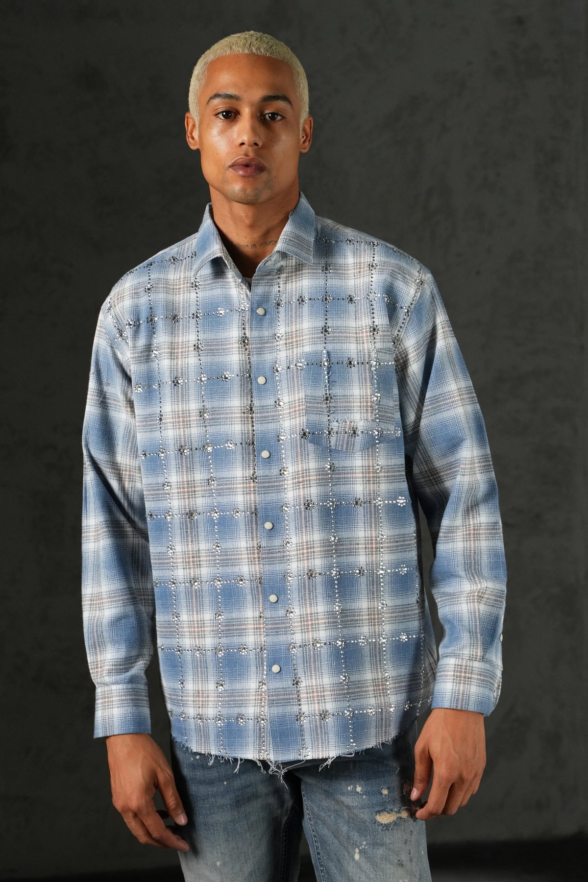 Chemise bas effiloché 27705