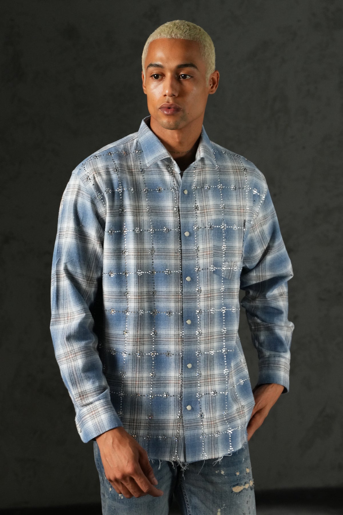 Chemise bas effiloché 27705
