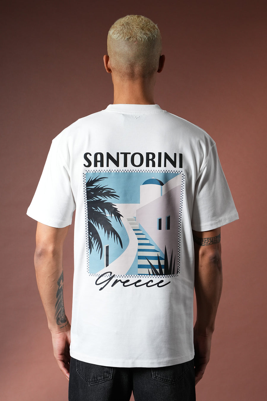 Tshirt Imprimé Santorini - LL110090