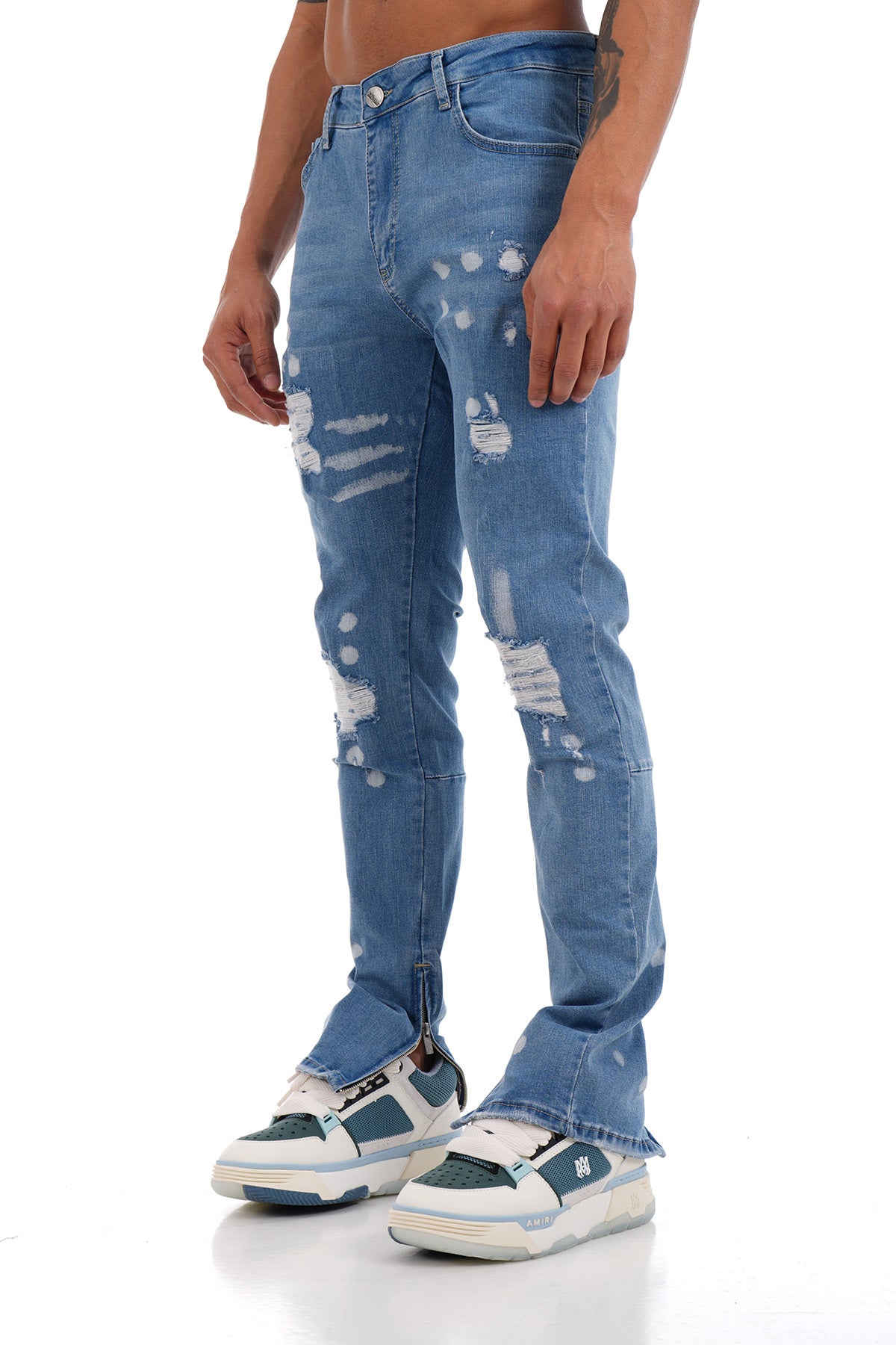 ZIP ANKLE JEANS LL200020