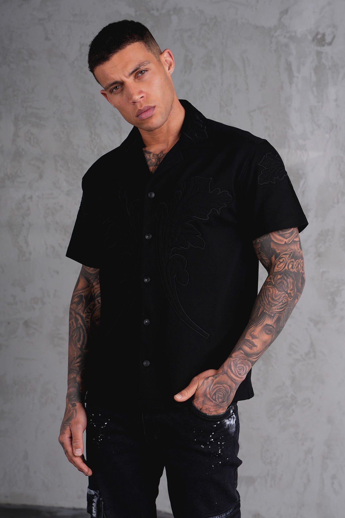 CHEMISE MANCHE COURTES LL5085