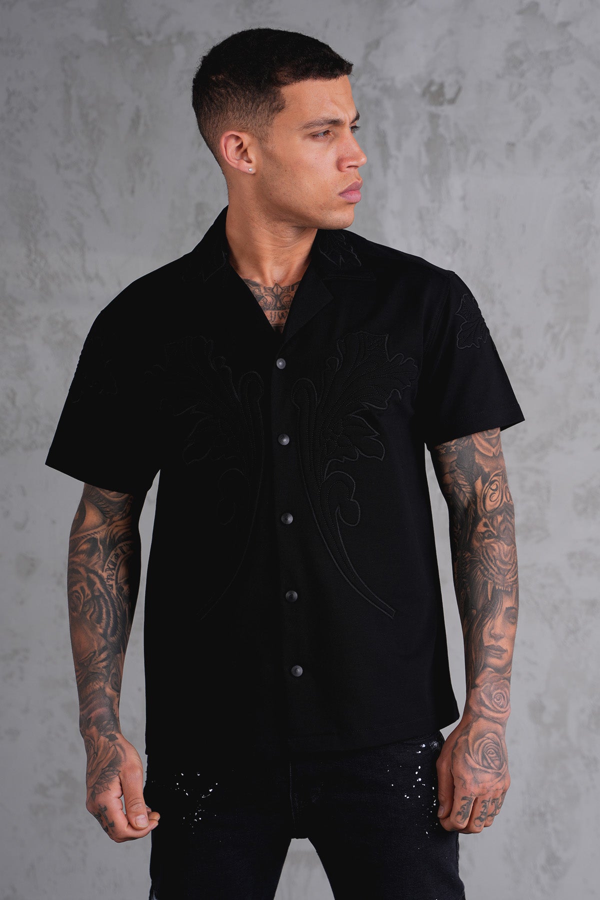 CHEMISE MANCHE COURTES LL5085