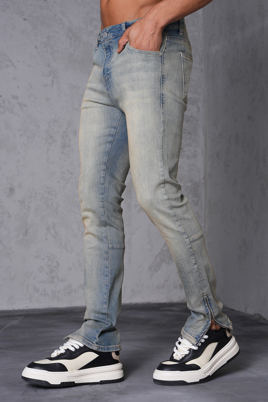 ZIPPED JEAN LL46-1