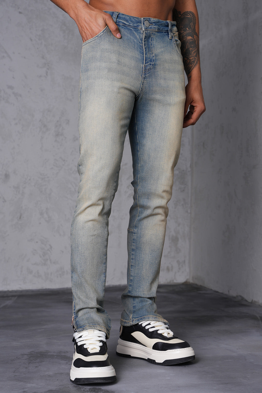 ZIPPED JEAN LL46-1