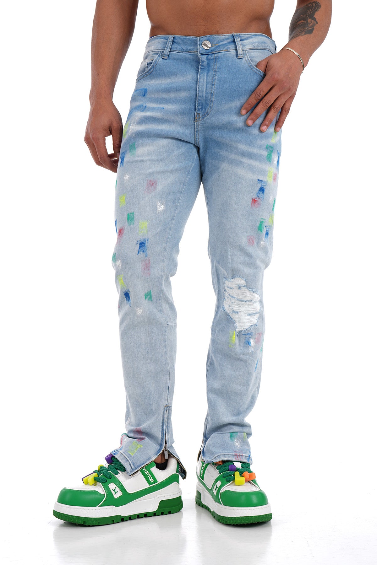 ZIPPED JEAN LL2000173