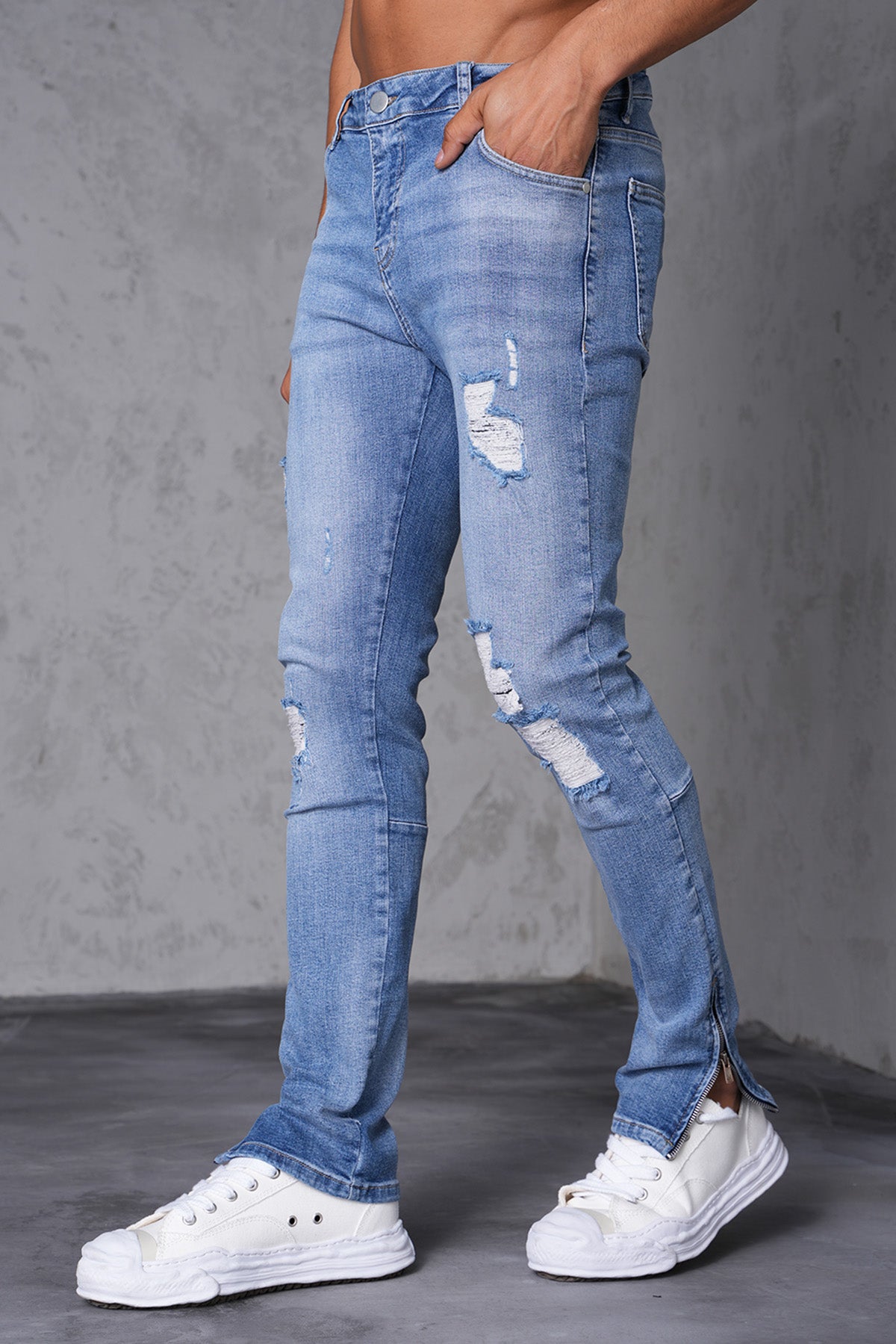 ZIPPED JEAN LL46-8