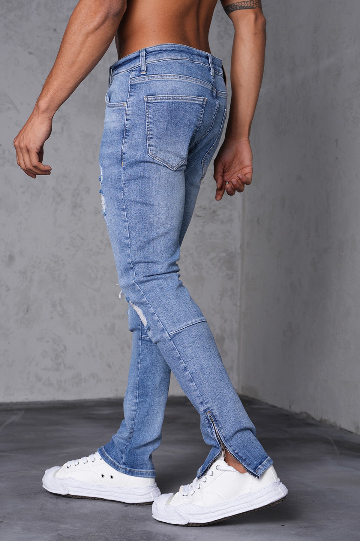 ZIPPED JEAN LL46-8