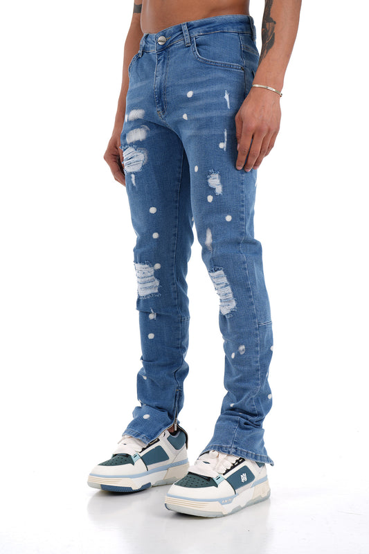ZIP ANKLE JEANS LL200034