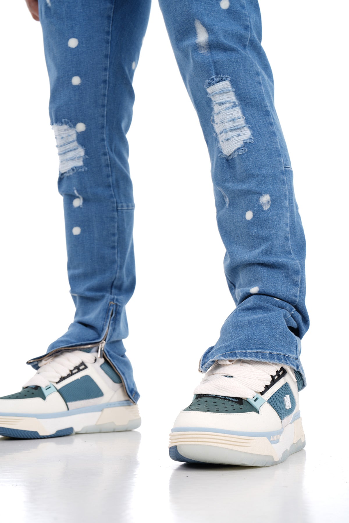 ZIP ANKLE JEANS LL200034