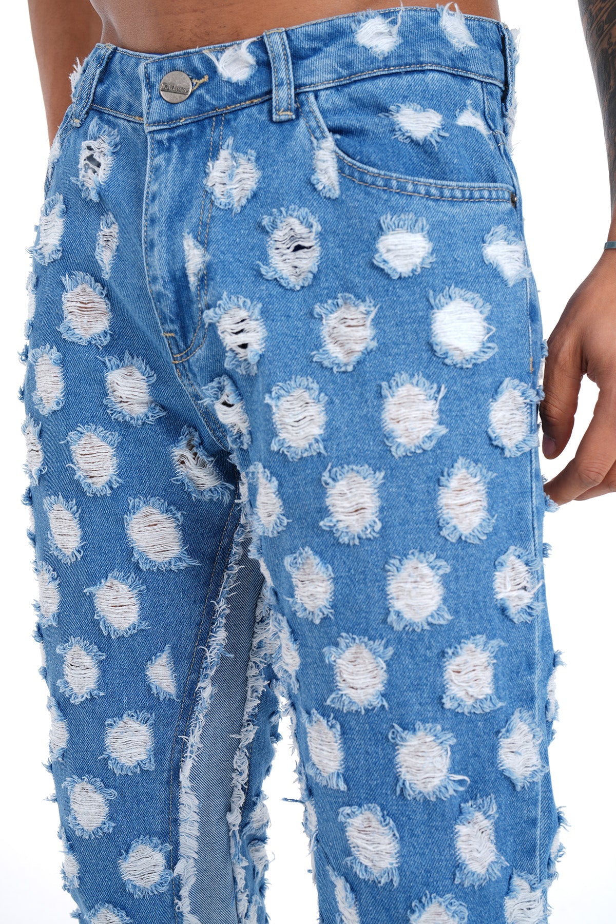 JEANSWEITE AUSGESTELLT LL2000163 - BLAU