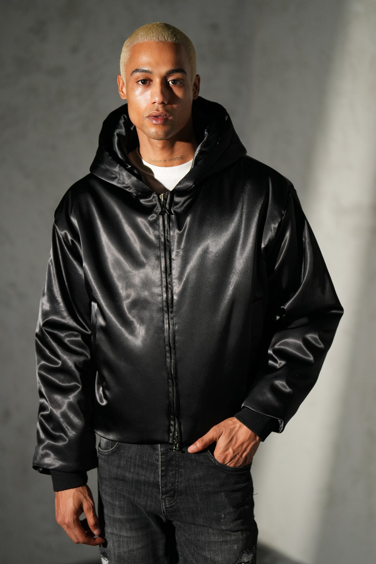 Leather-look jacket IPM261007