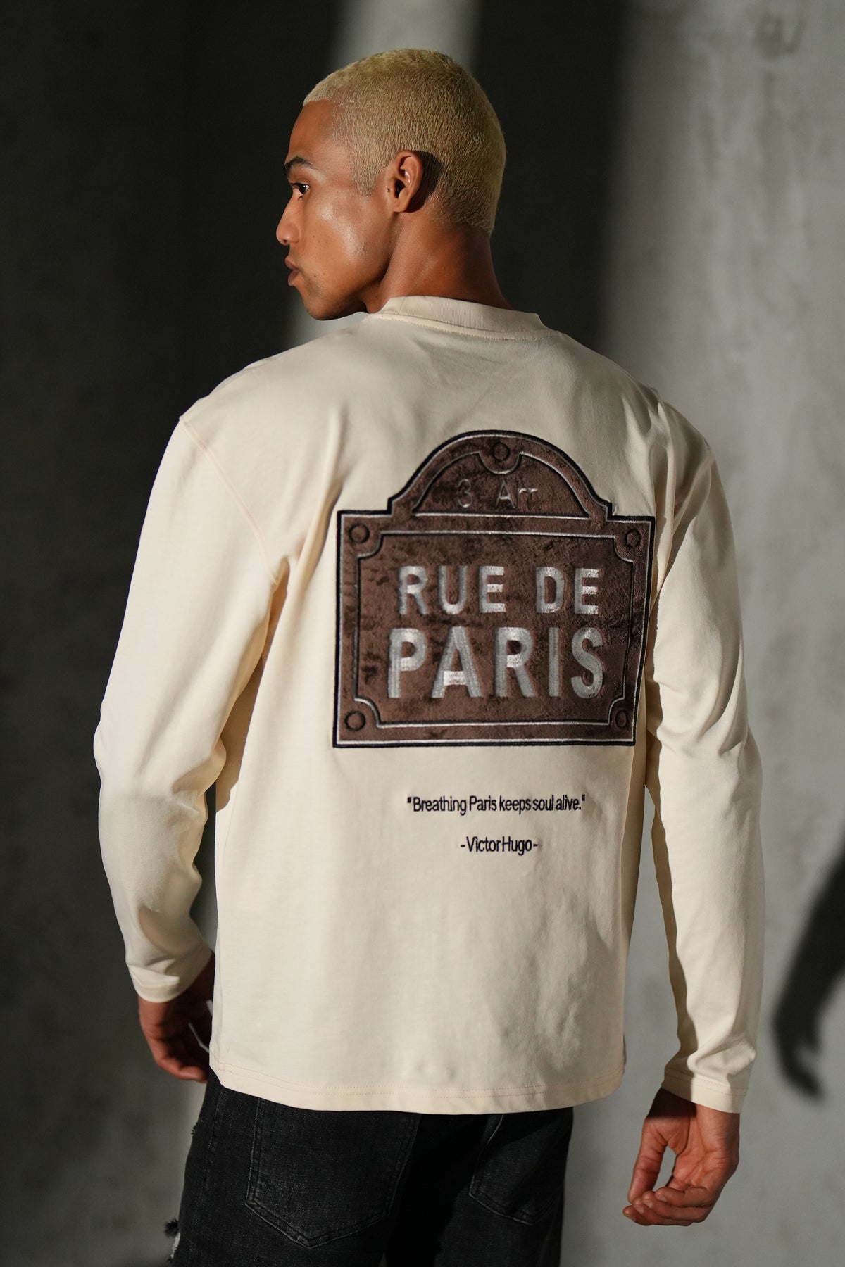 Langarmshirt Rue de Paris IPM239