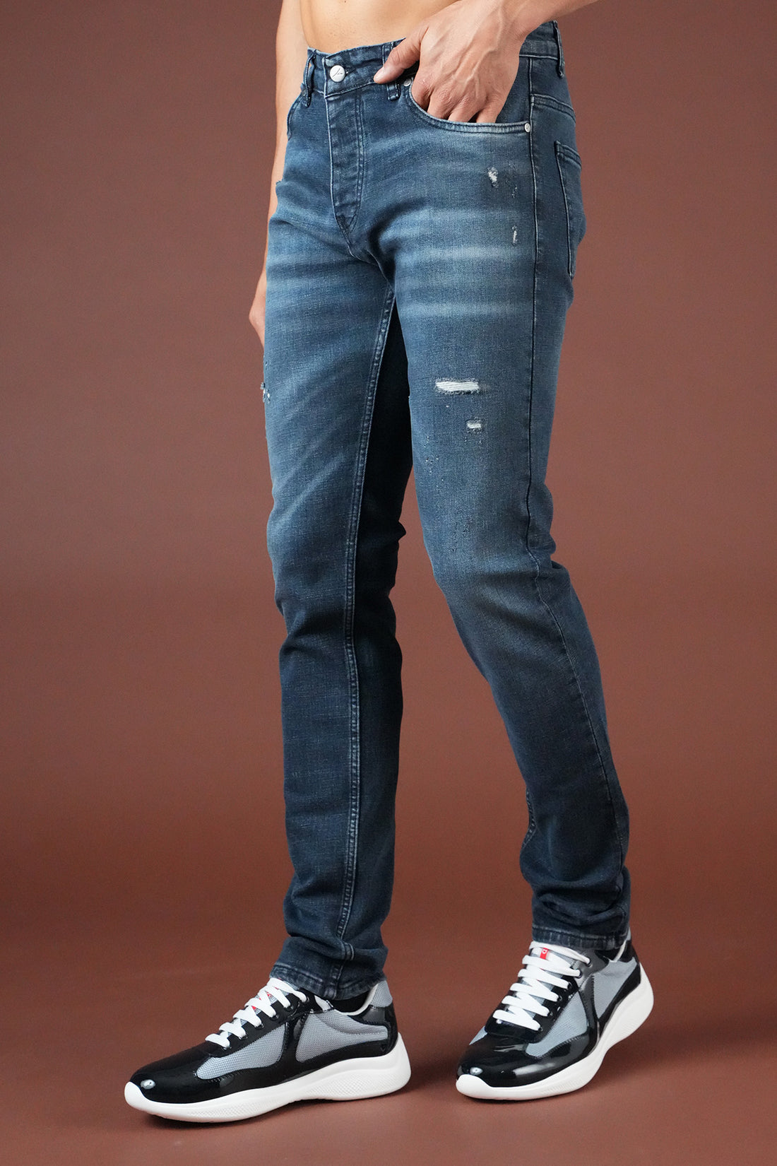 Herren-Slim-Fit-Jeans FAMR-0066-2