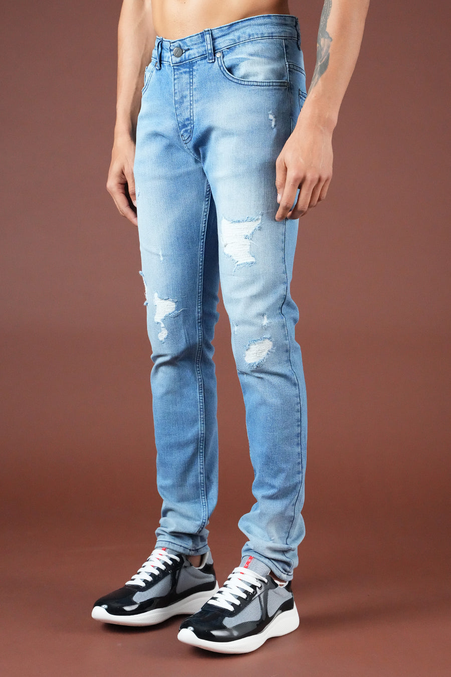 JEANS slim fit MEN'S FAMR-0079
