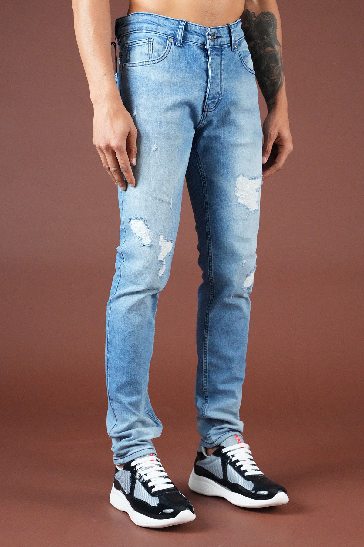 JEANS slim fit MEN'S FAMR-0079