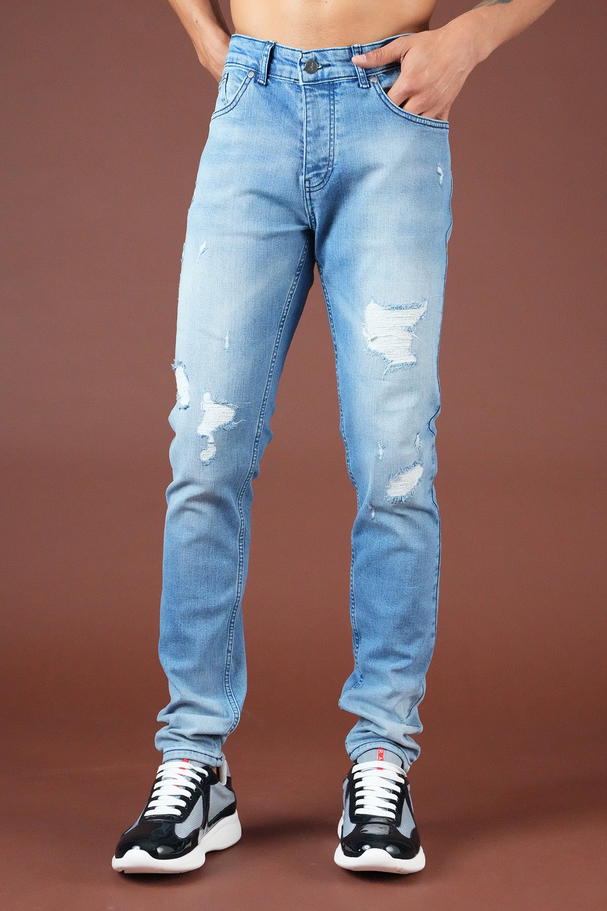 JEANS slim fit MEN'S FAMR-0079