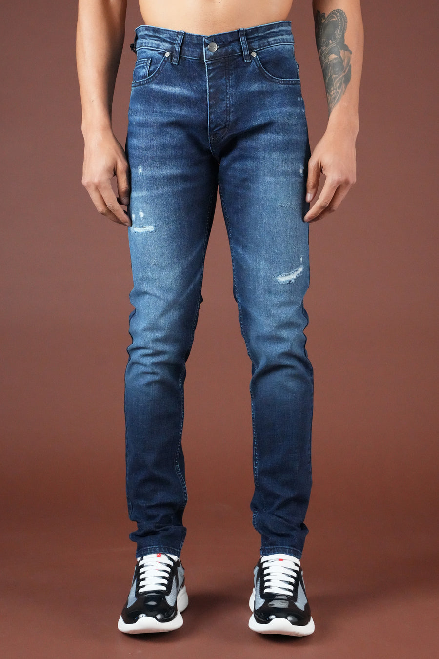 JEANS slim fit MEN'S FAMR-0076