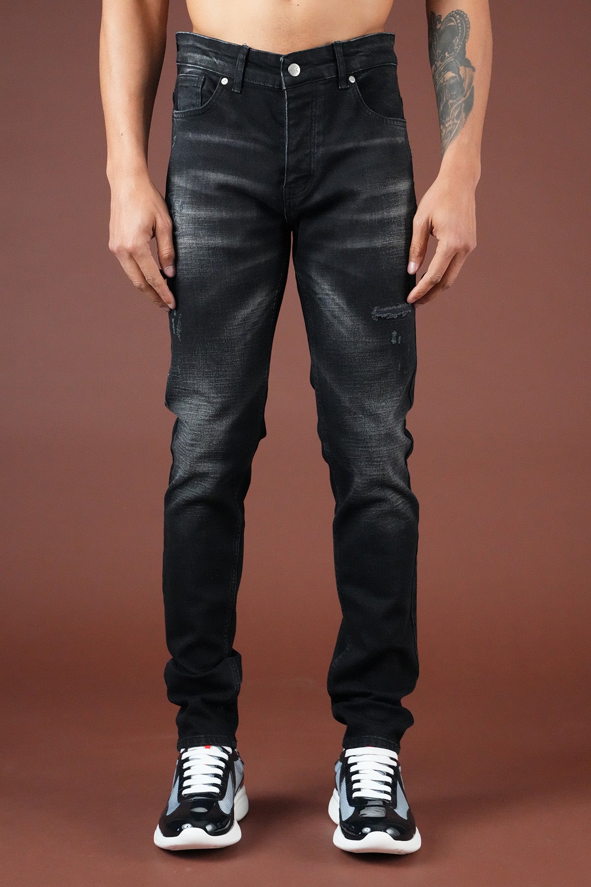 Slim Fit Jeans für Herren FAMR-0067