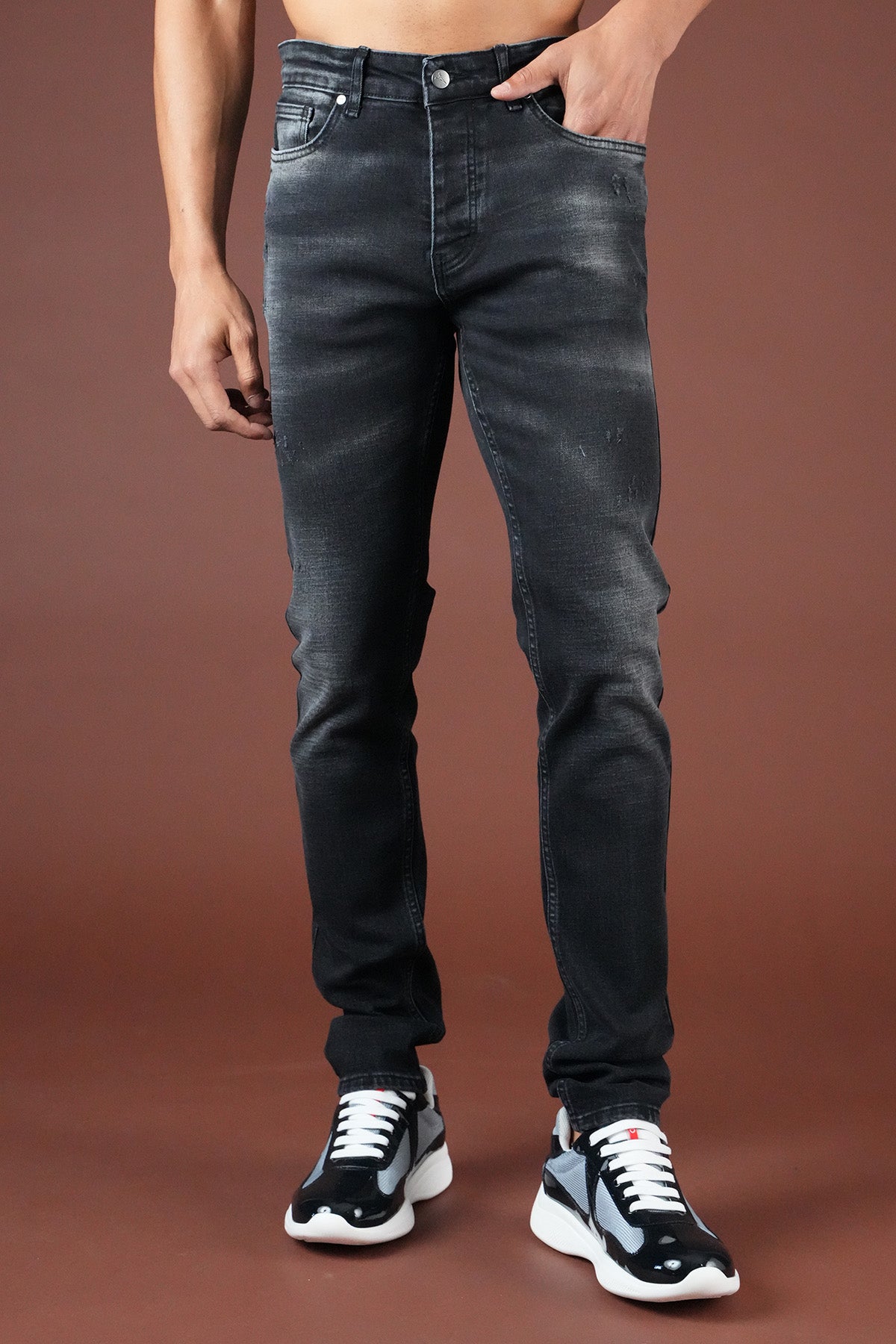 JEANS slim fit MEN'S FAMR-0069