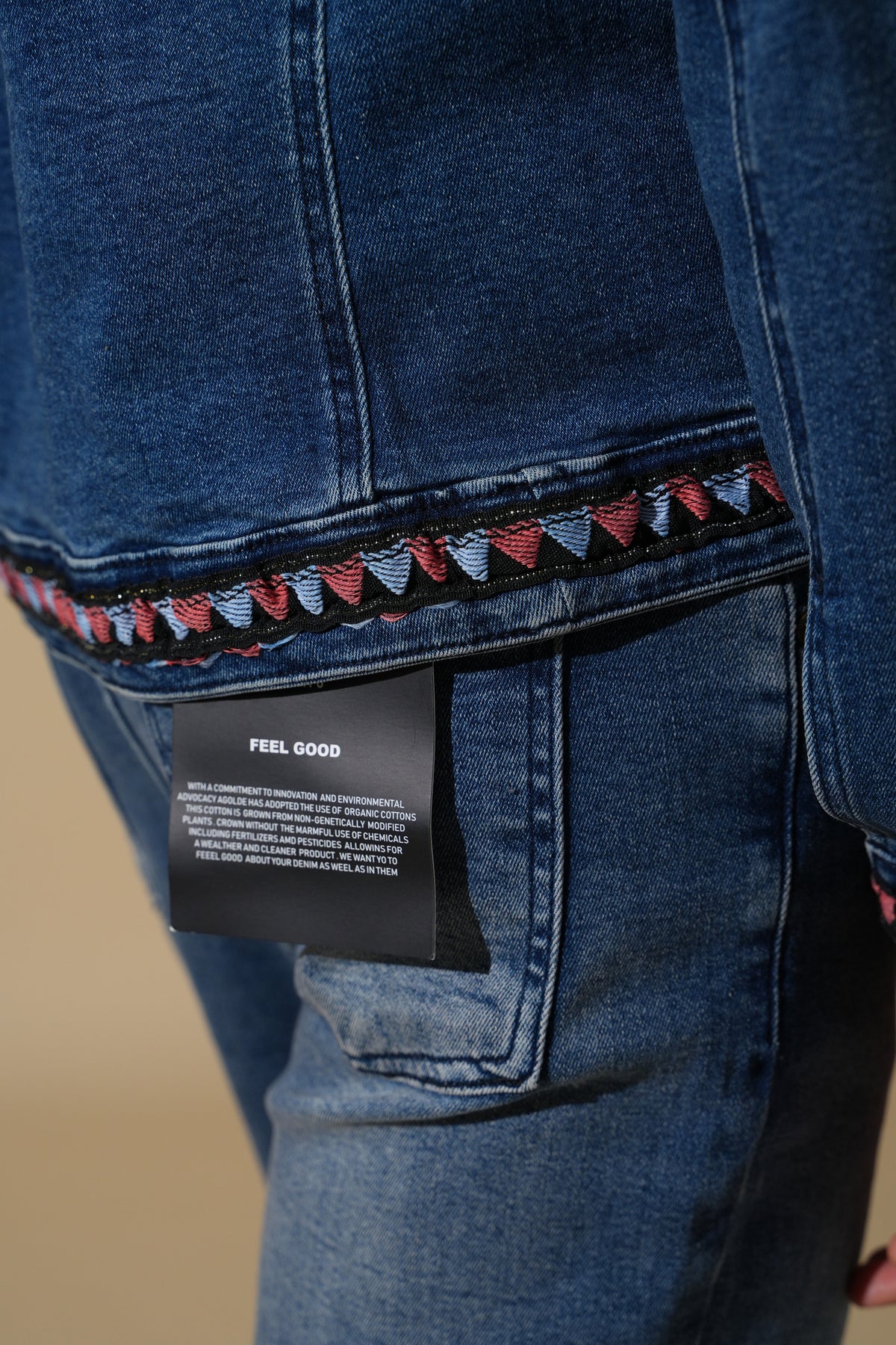 Ensemble denim patchwork FG114