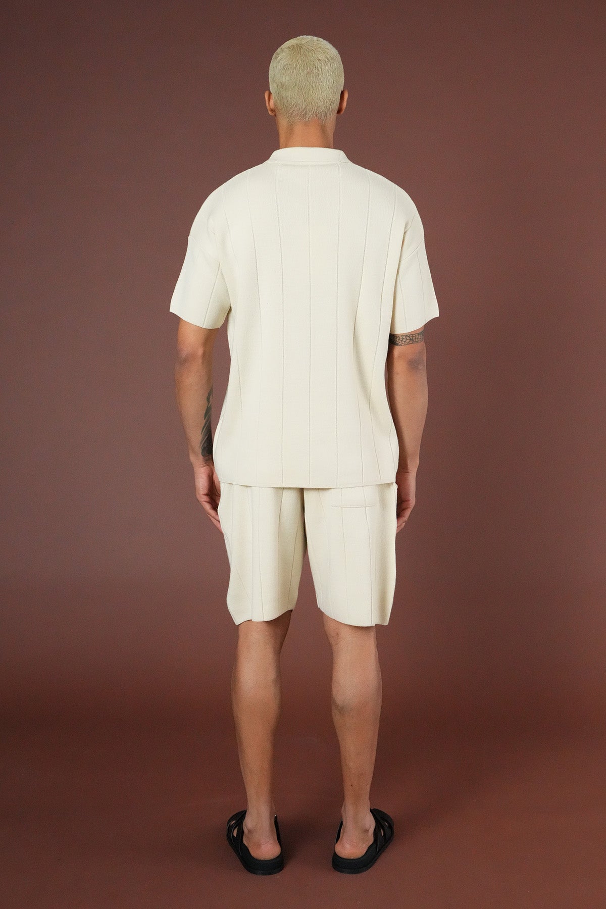 SET KNIT t-shirt AND SHORTS LL061054