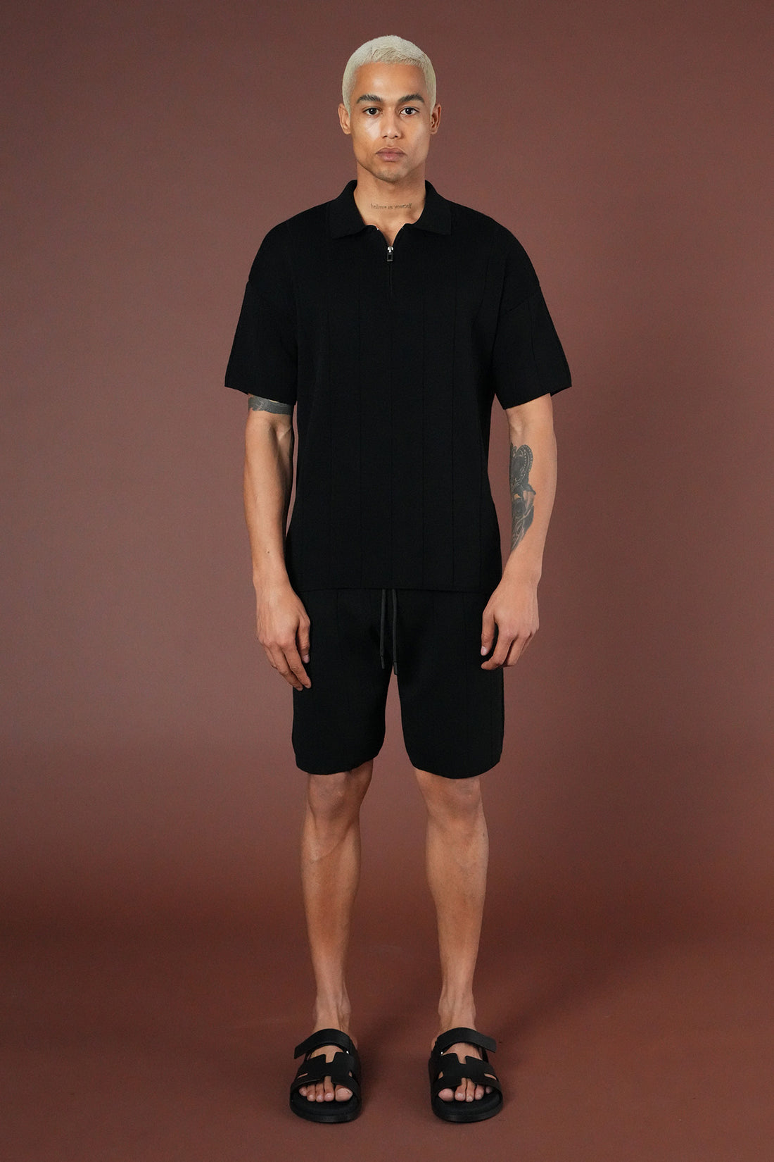 Strickset T-Shirt und Shorts LL061054
