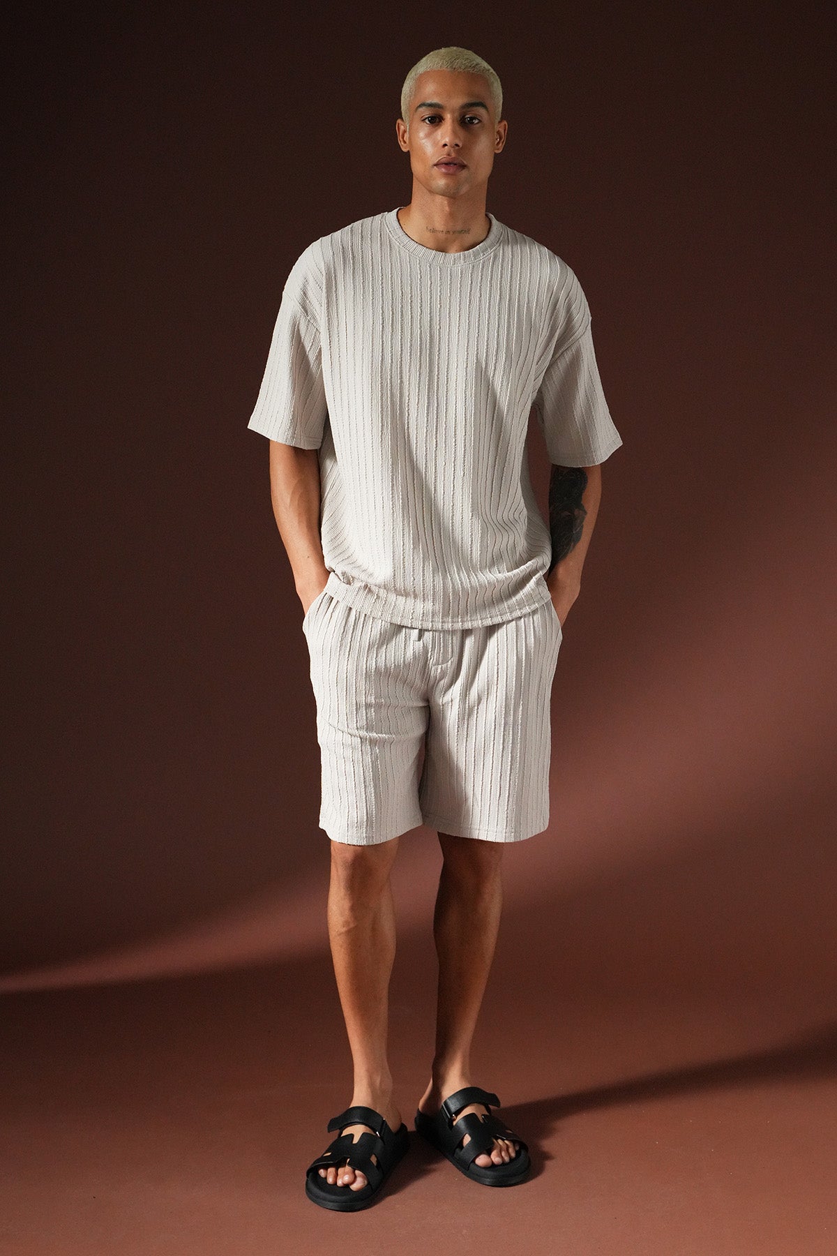 Oversize T-Shirt- und Shorts-Set IPM1105
