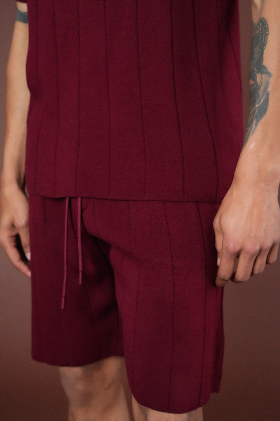 Strickset T-Shirt und Shorts LL061054