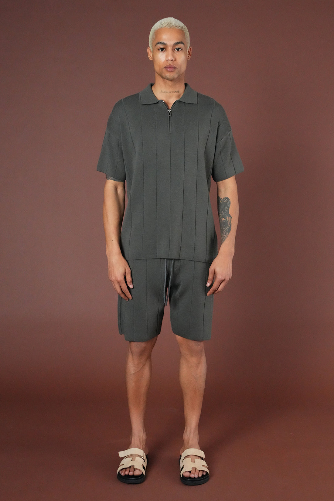 Strickset T-Shirt und Shorts LL061054