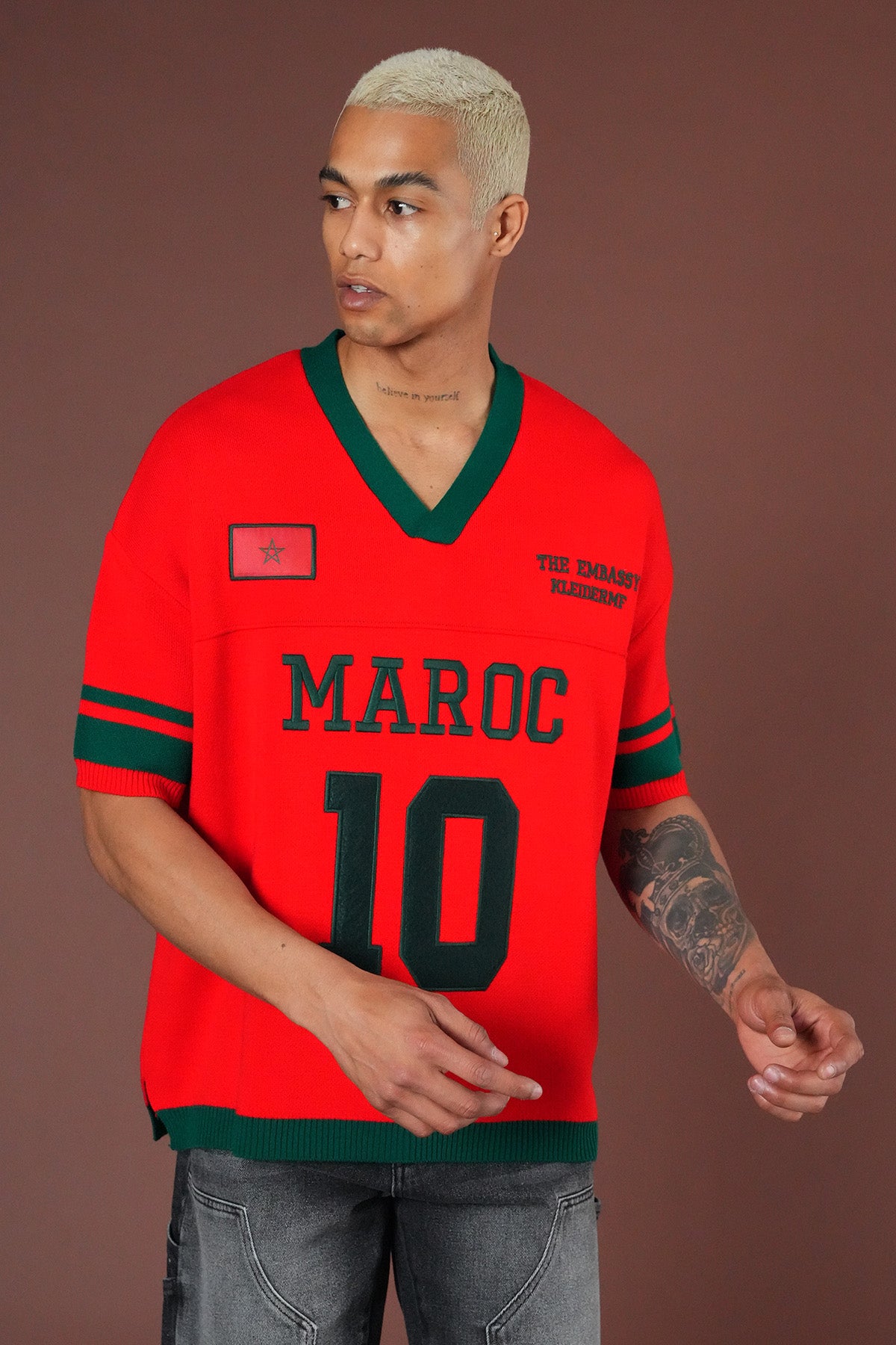 T-shirt oversize en maille 3407