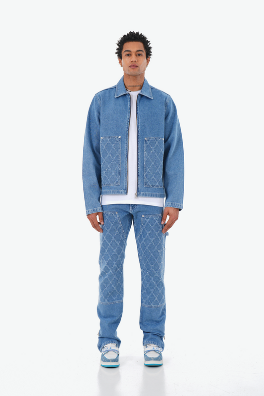 ART494 DENIM TRACKSUIT - DENIM