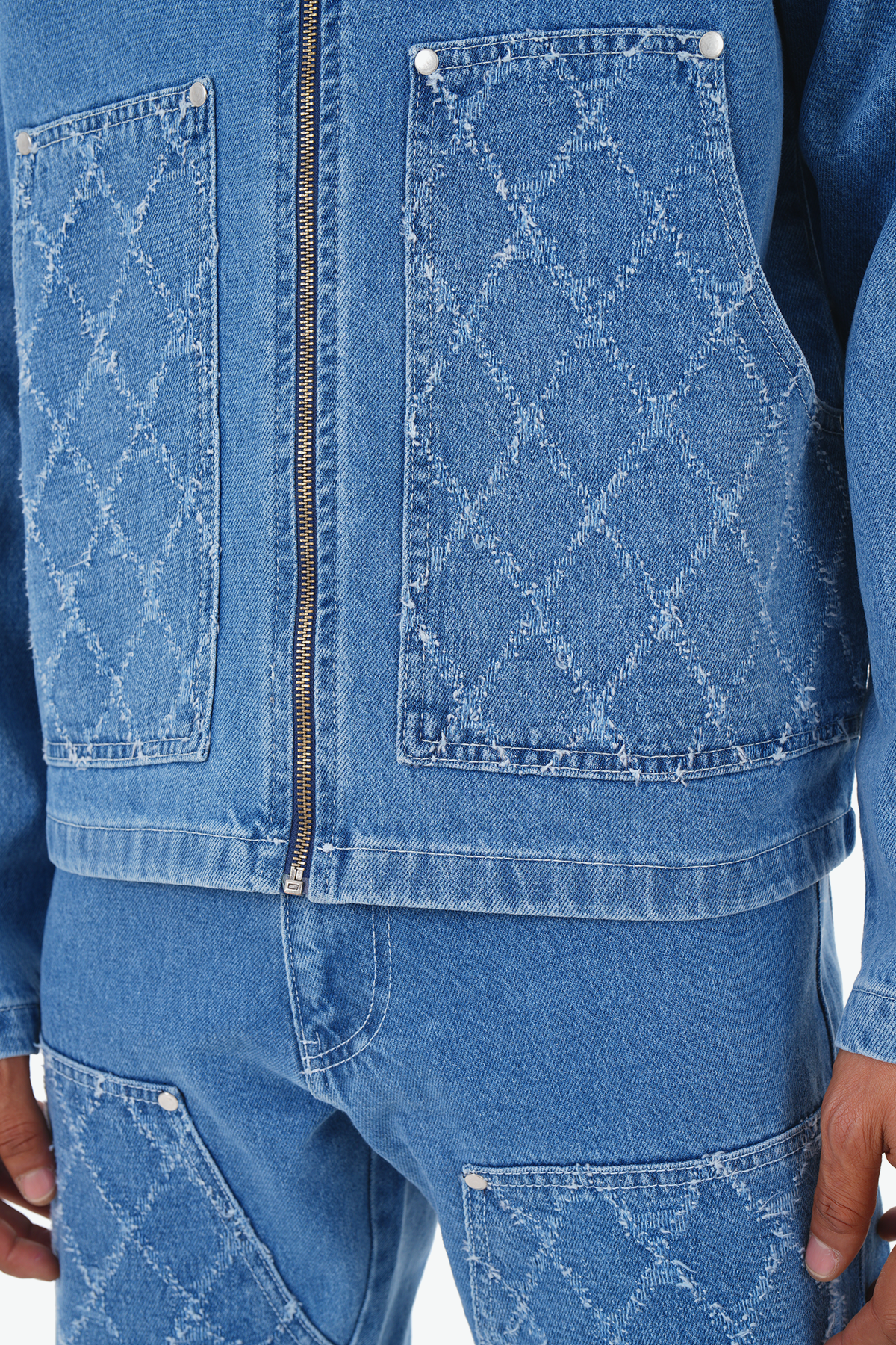 ART494 DENIM TRACKSUIT - DENIM