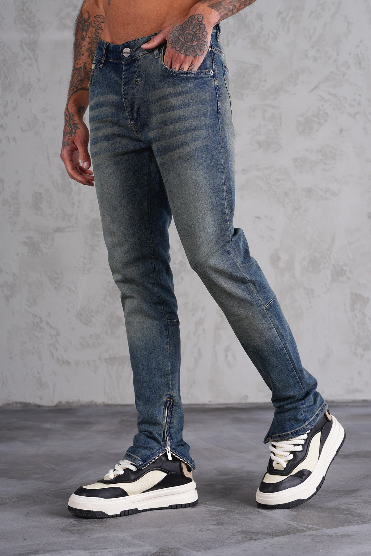 JEAN ZIPPED LL200087