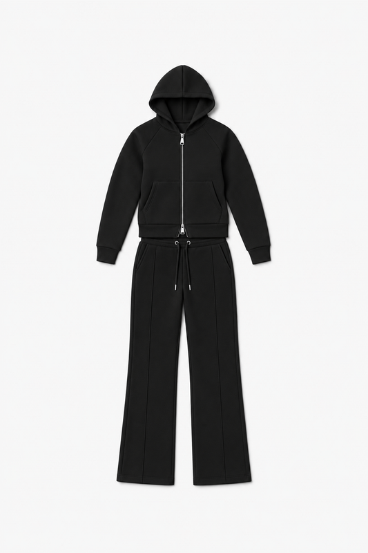 LP2669-FEMME - Noir - Vue à plat sans mannequin