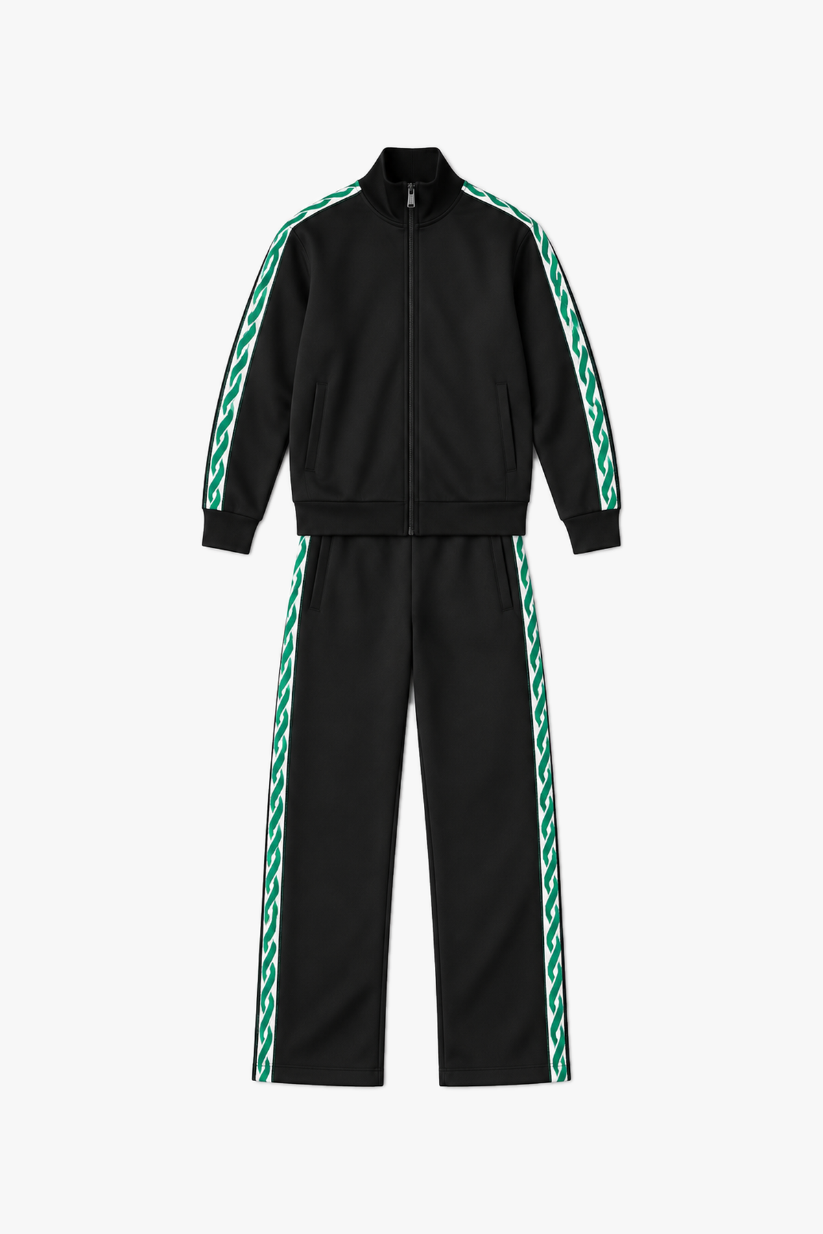 Ensemble LL110003 Noir — vue à plat sans mannequin