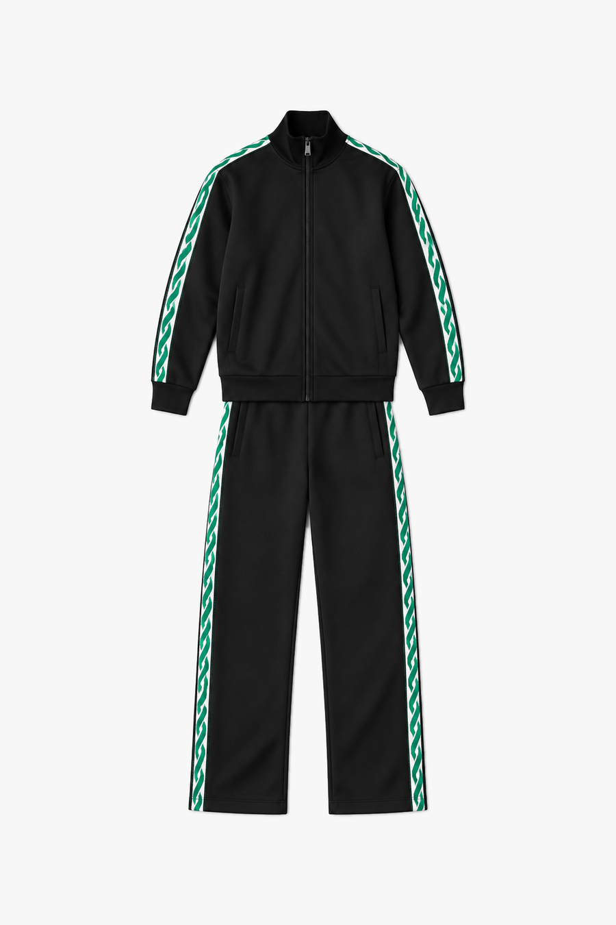 Ensemble LL110003 Noir — vue à plat sans mannequin